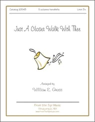 Just a Closer Walk with Thee Handbell sheet music cover Thumbnail